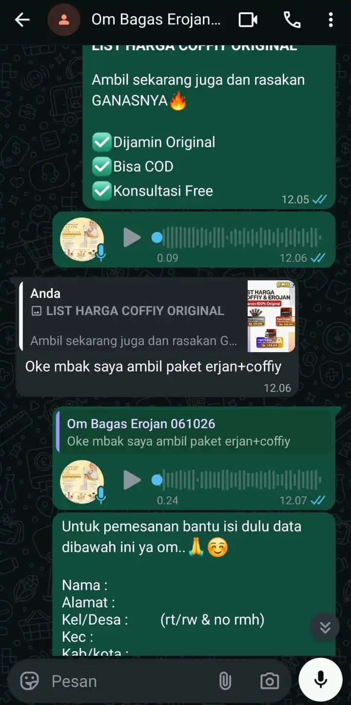 Testimoni pelanggan Erojan 4 (placeholder)